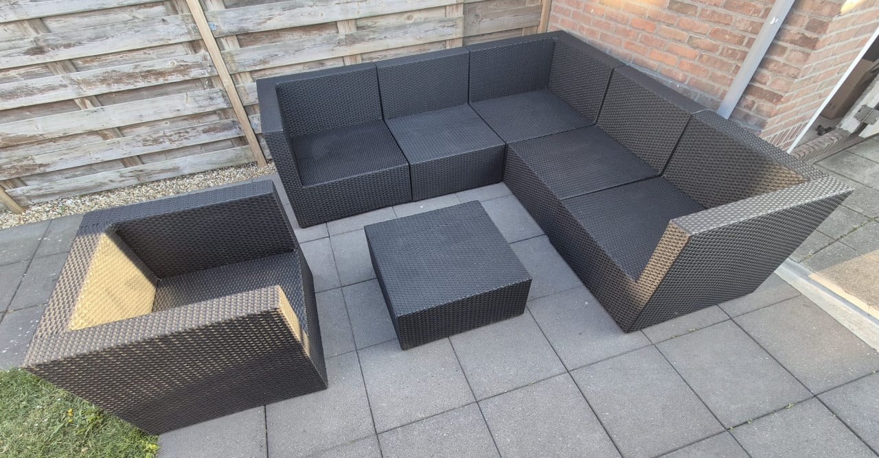 Loungeset 240 x 240 cm (Bezorging mogelijk)