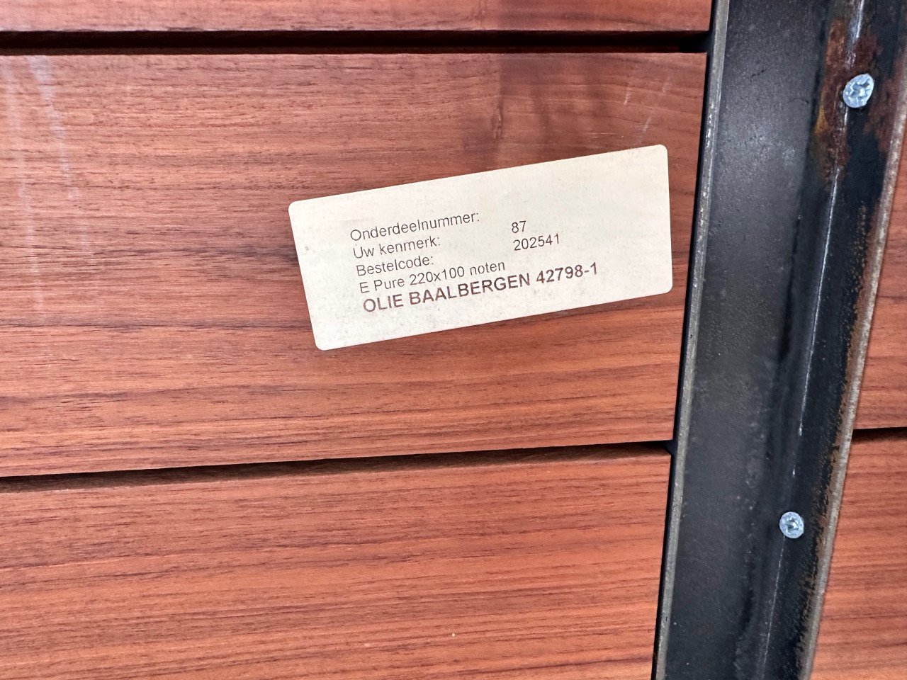 Notenhouten eettafel Bert Plantagie