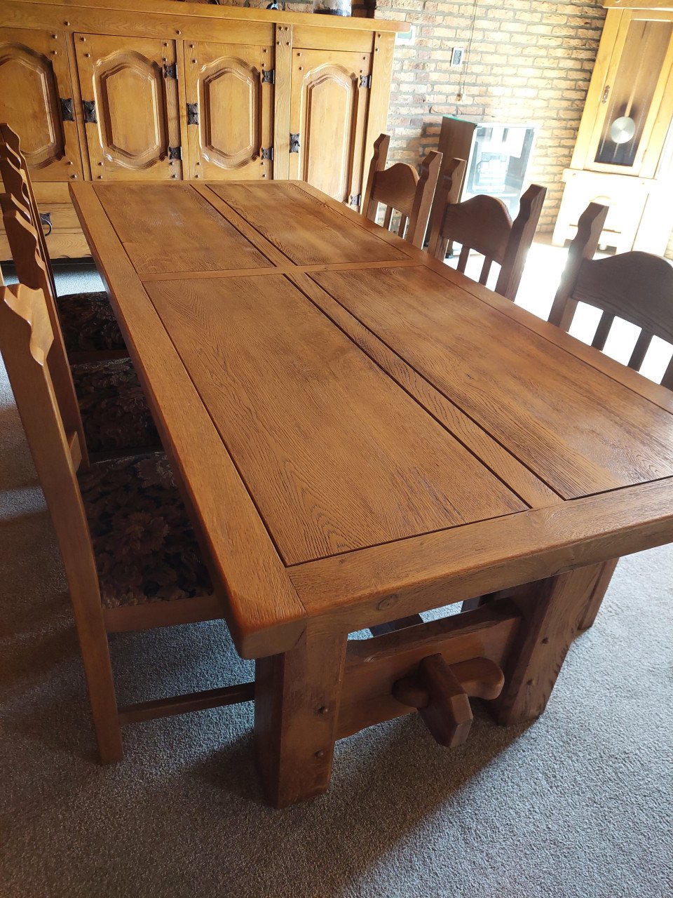 Eiken eettafel te koop