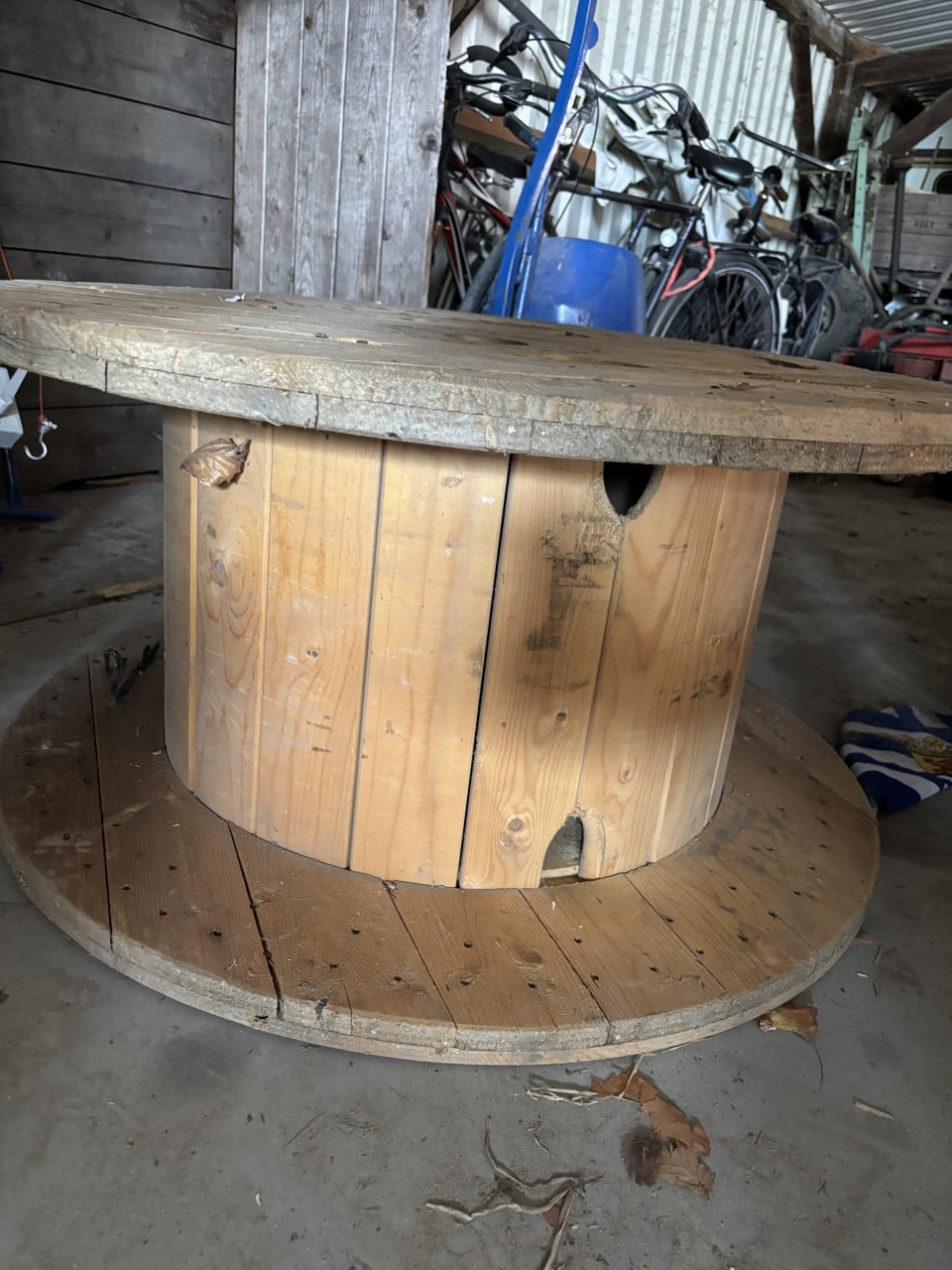 Houten haspel