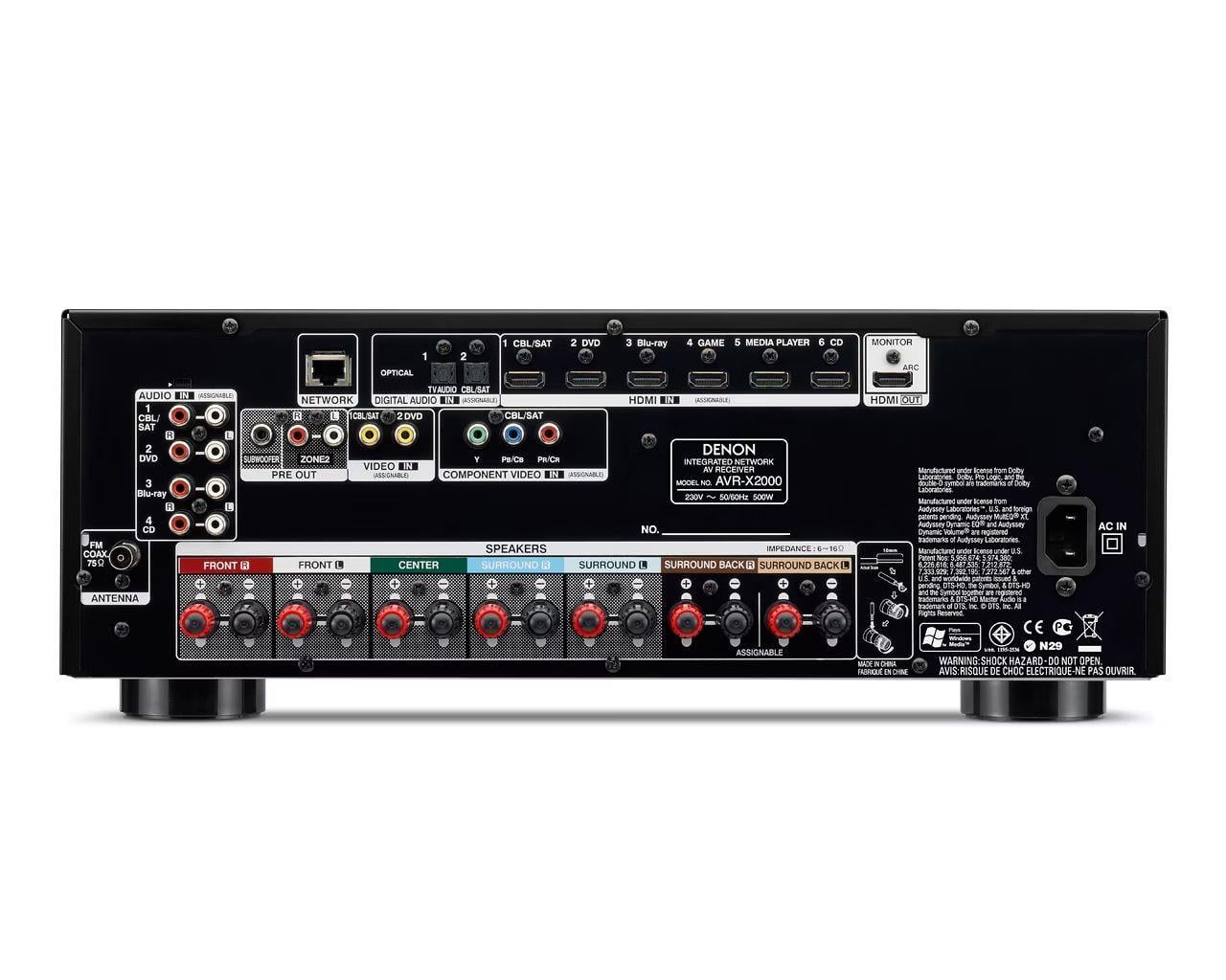 Denon AVR-X2000 receiver