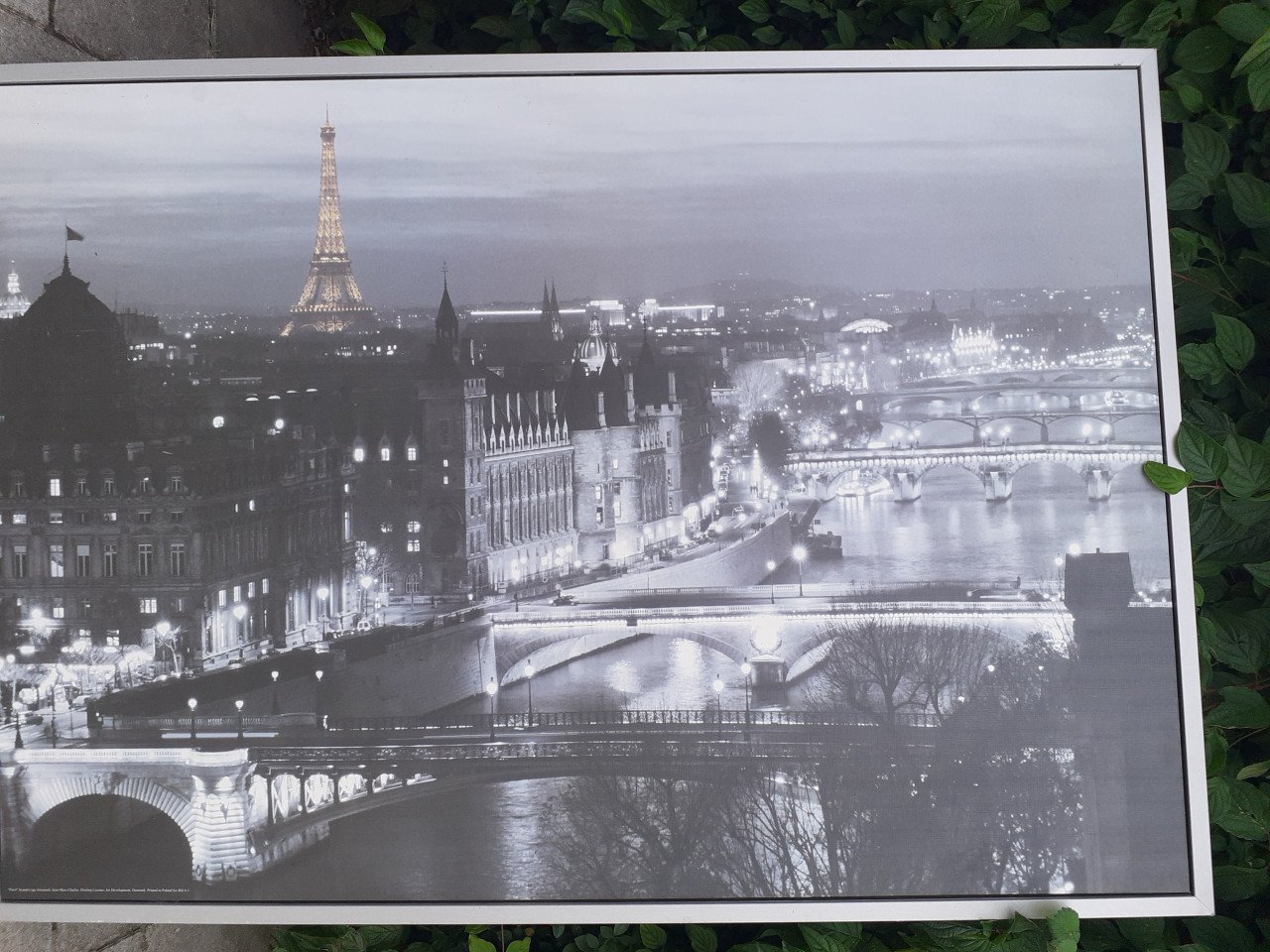 Schilderij groot van       *** PARIS by Night ***