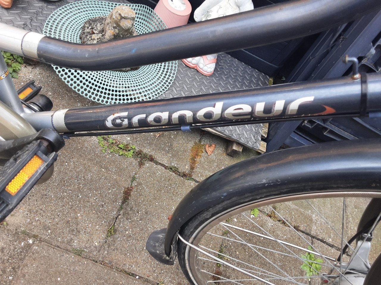 Grandeur damesfiets, 3 speed, trommelrem