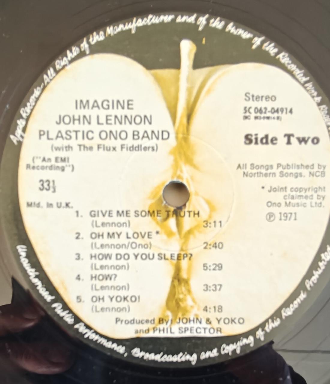 Te Koop LP John Lennen – Imagine