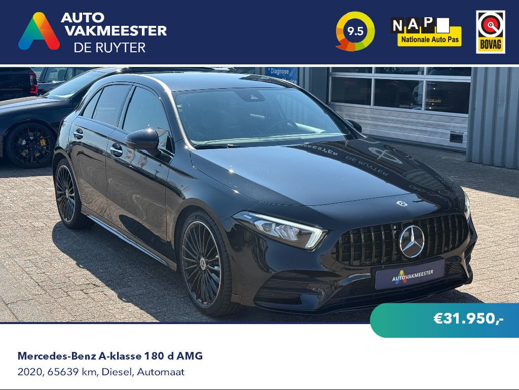 Mercedes-Benz A-klasse - 180 d AMG | Widescreen | Camera | Sfeer