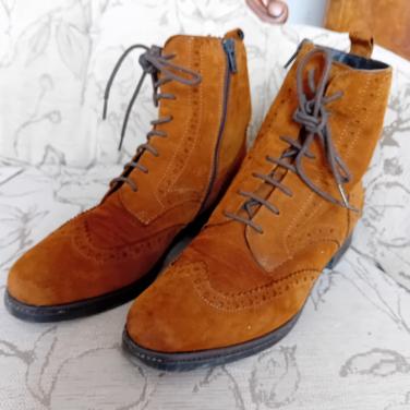 Suède enkellaarsjes mt 38