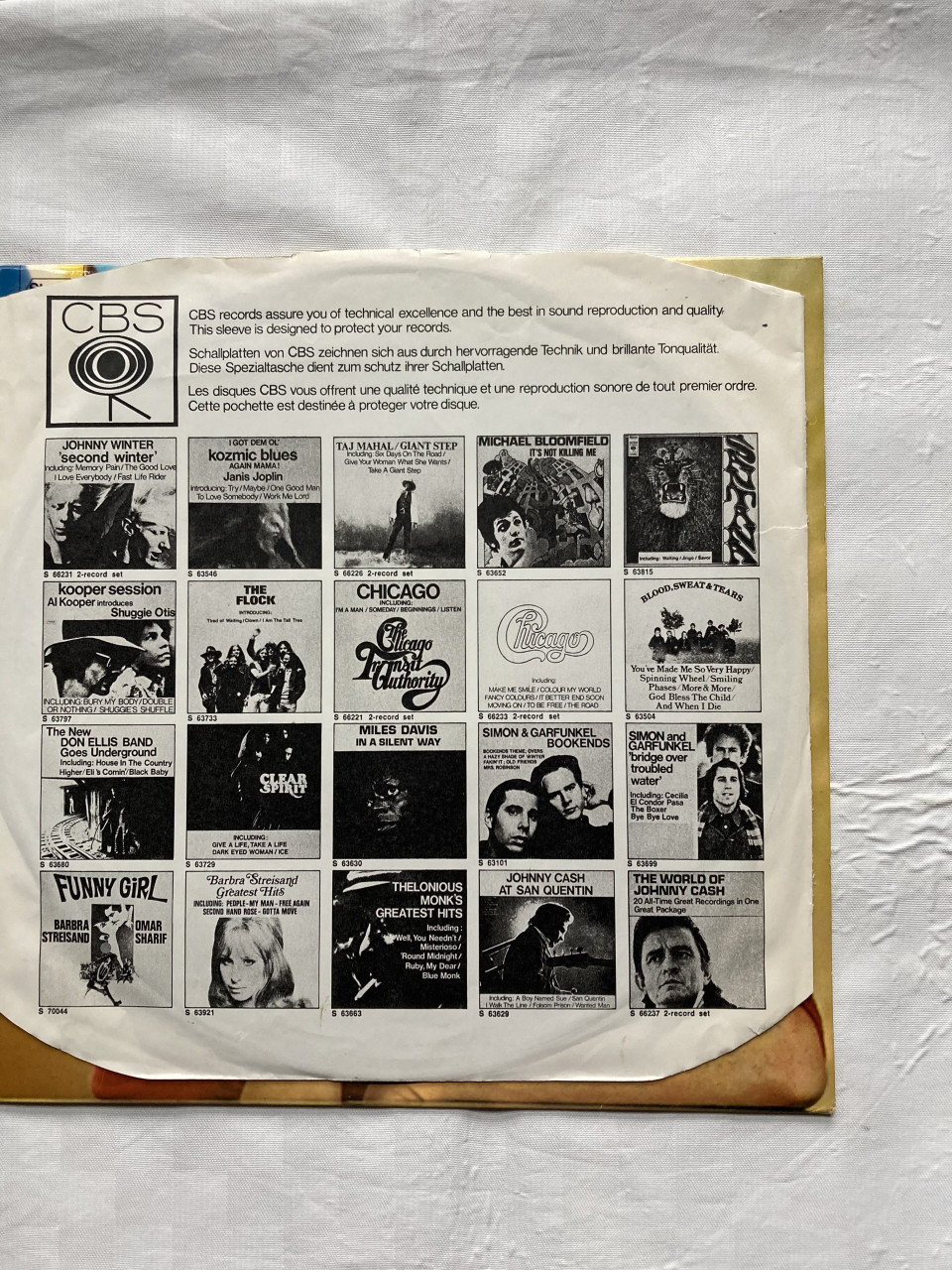 LP Trio Louis van Dijk What now, my love S 52521 CBS