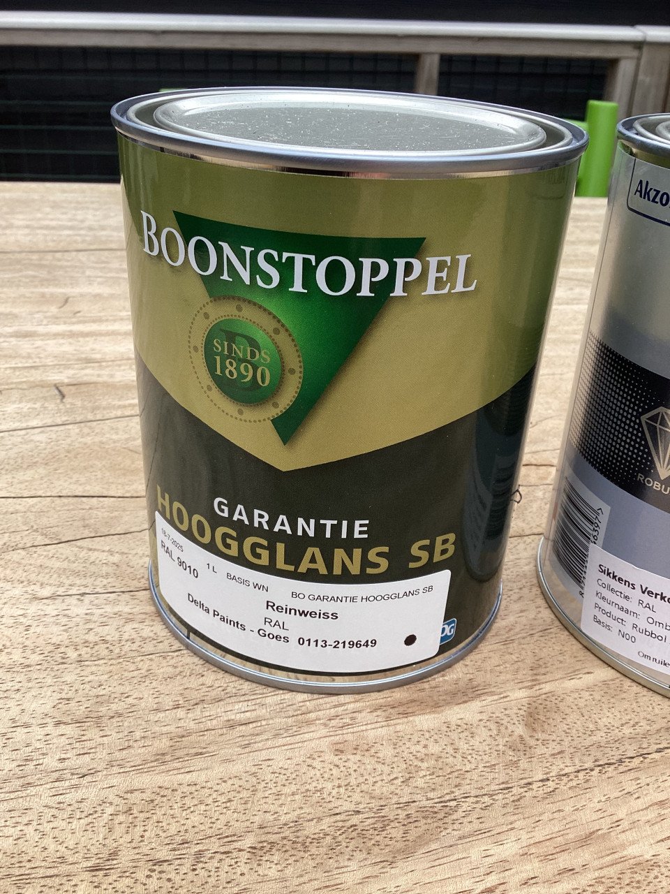 Boonstoppel SB hoogglans ral 9010