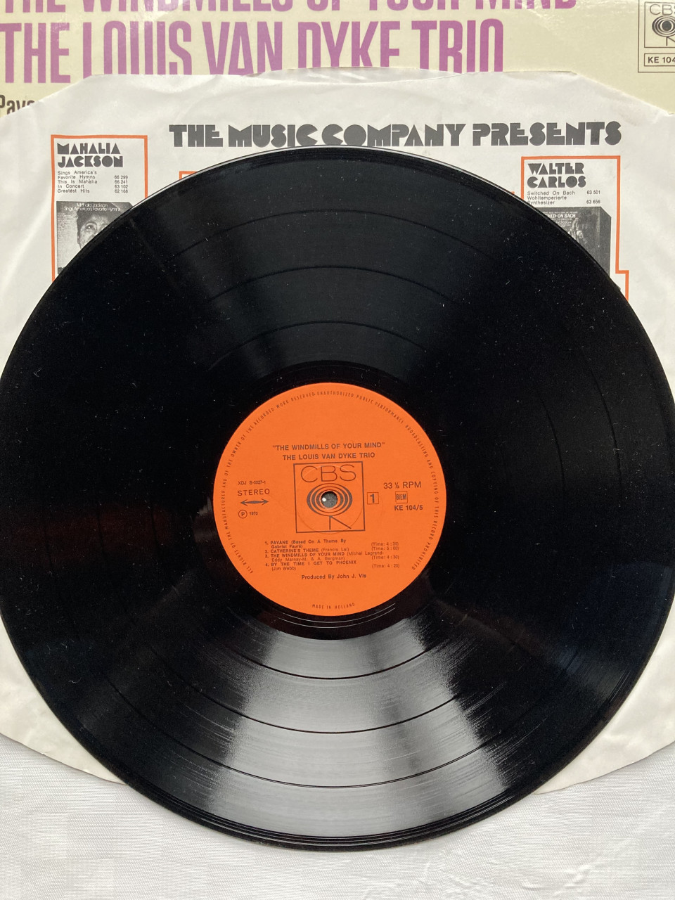 LP Trio Louis van DijkThe windmills of your mind