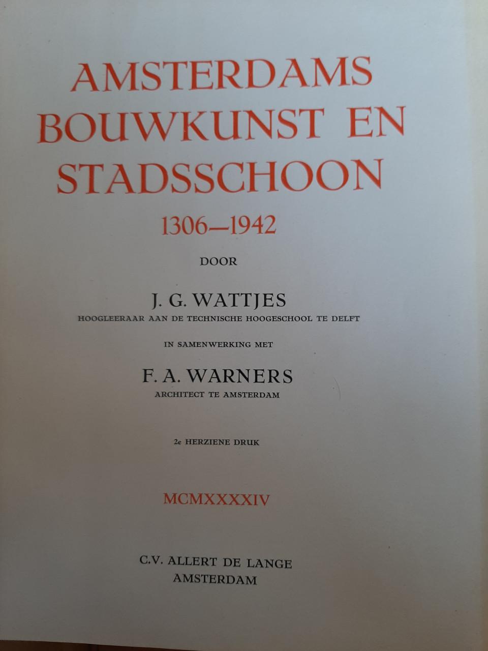 Amsterdams Bouwkunst en stadsschoon