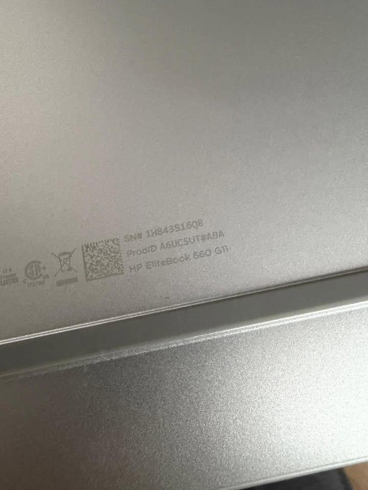 HP Elitebook 660 G11 met 32 gb DDR5