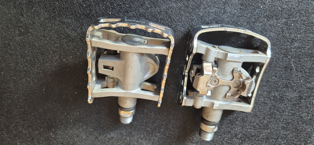 Shimano spd combi pedalen.