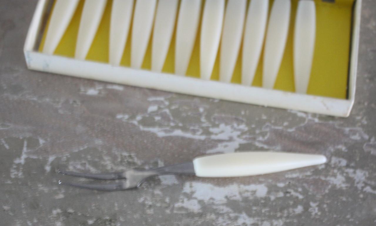 Vintage Cocktailvorkjes - Set van 12