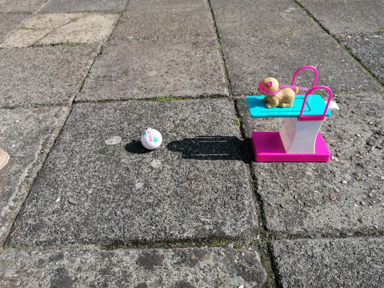 Barbie met duikplank