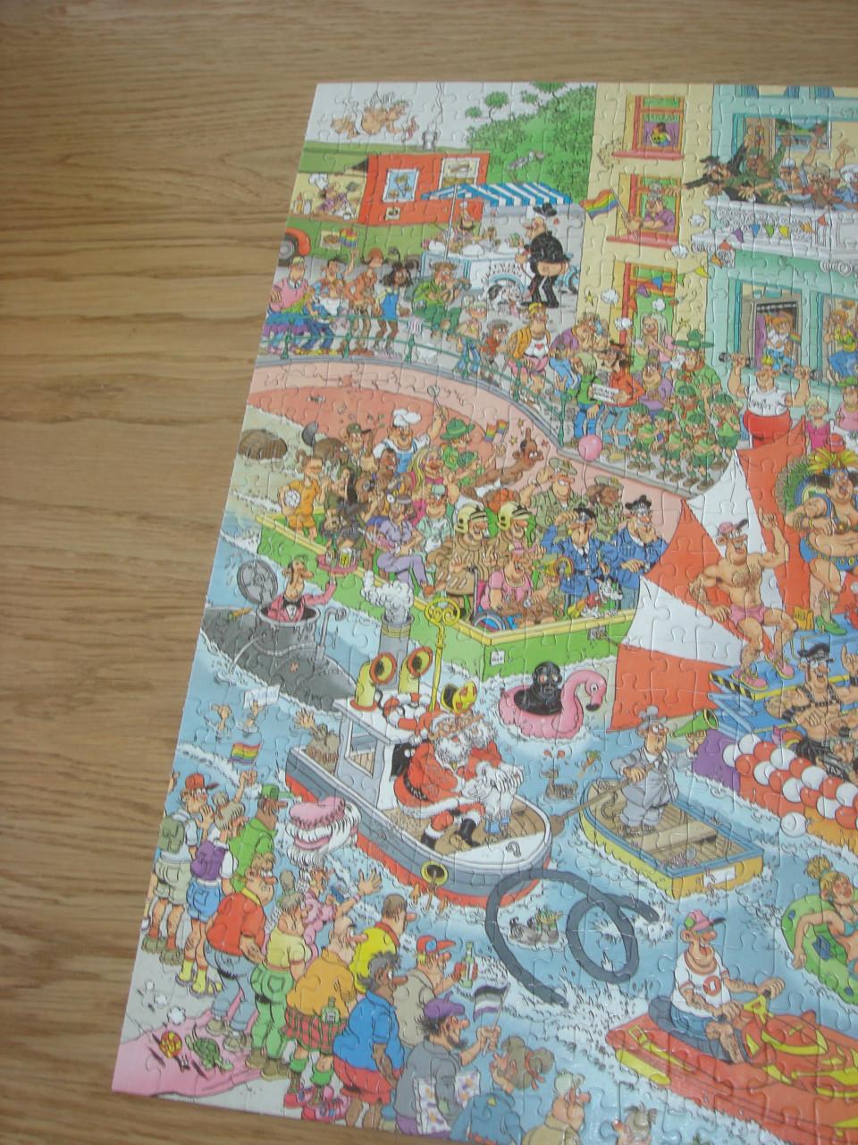 Te koop Complete Jan van Haasteren puzzel Celebrate pride 1000 stukjes