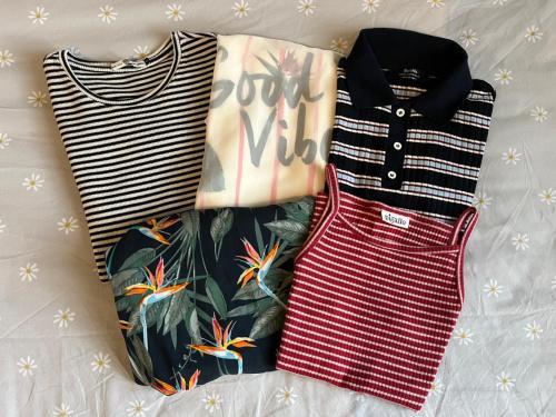 Kleding pakket t-shirts maat XS