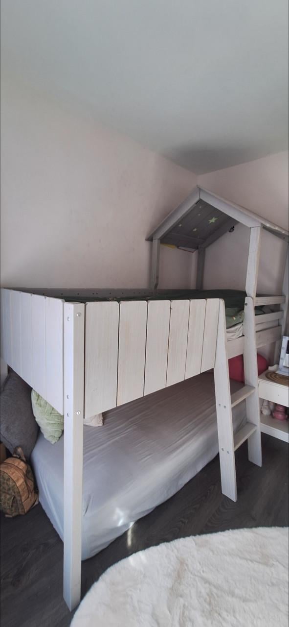 Hoogslaper bed huisje