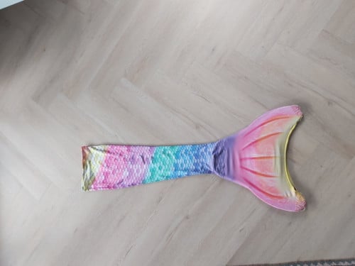 Zeemeerminstaart set regenboog voor 8 t/ 10 jaar