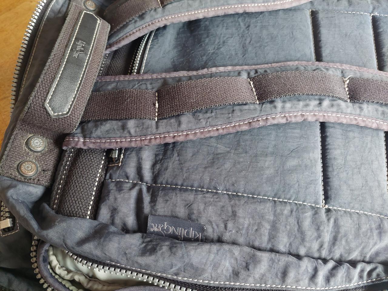 Jeansblauwe Kipling rugtas