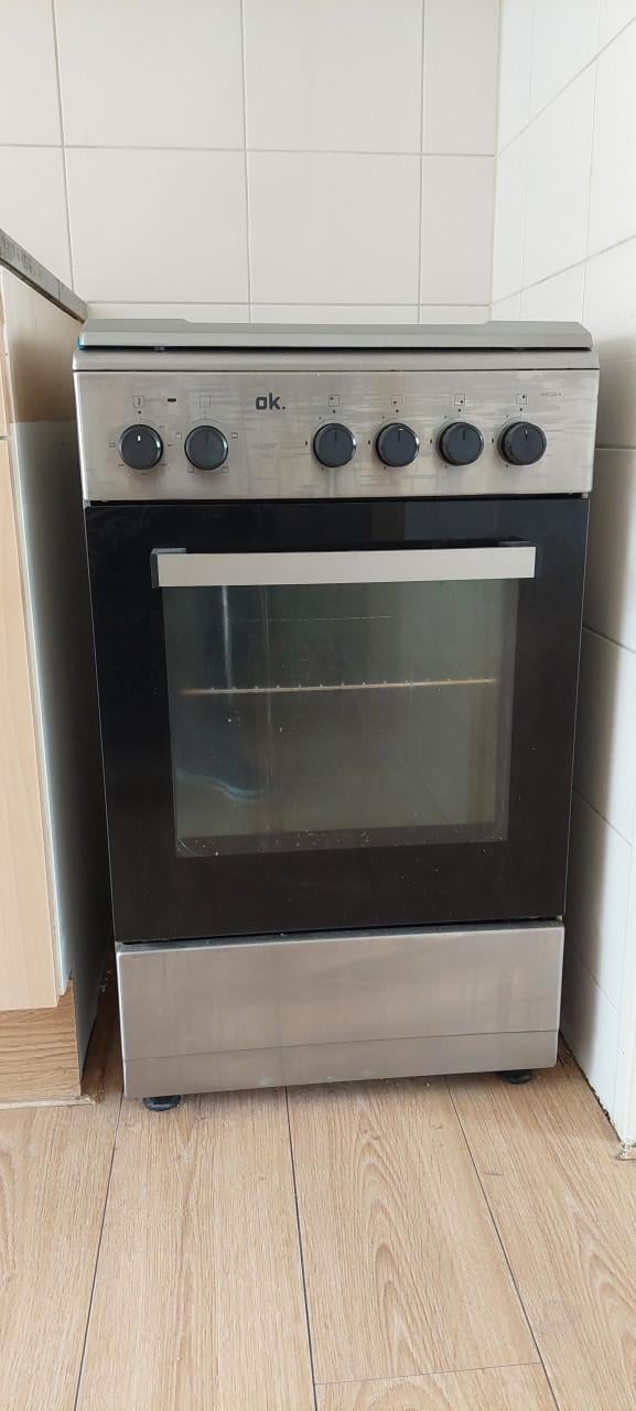 Gasfornuis met electrische oven