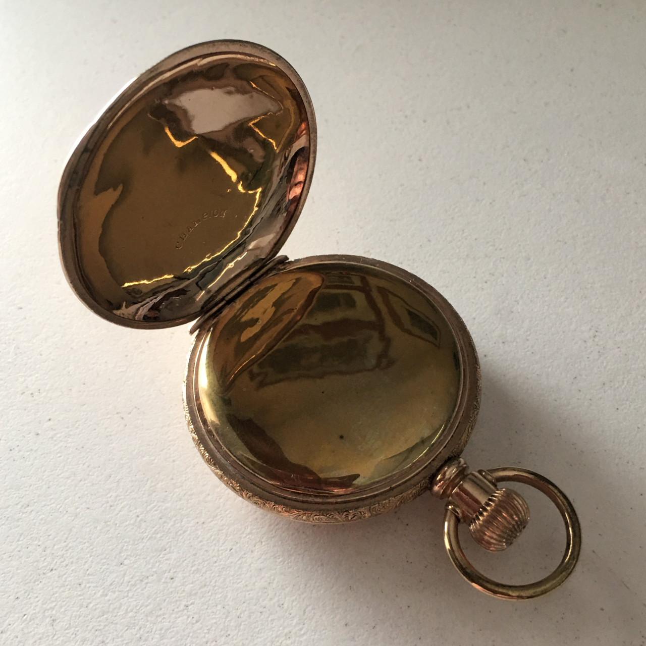 14 kt roségold filled zakhorloge