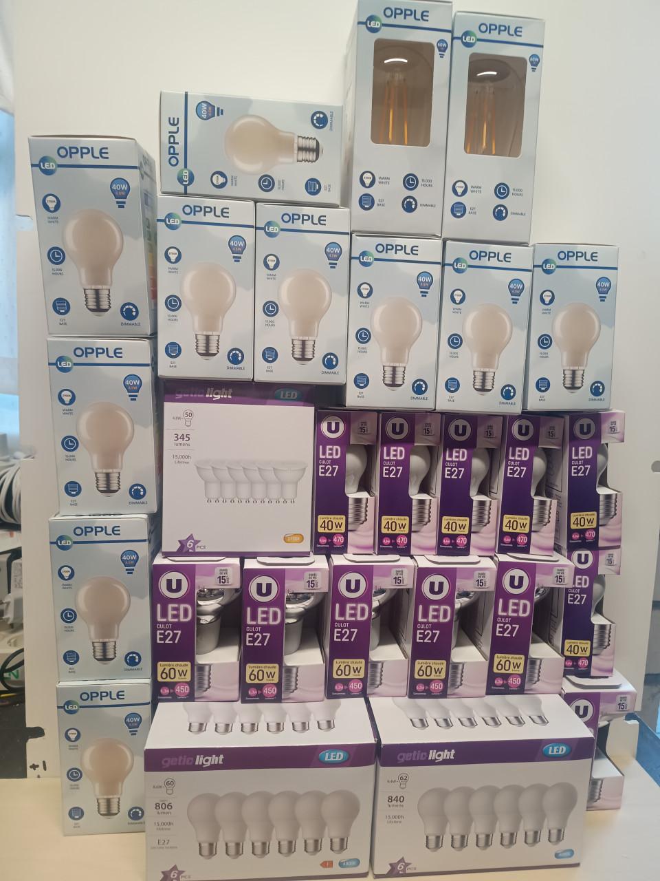 Set led lampen (totaal 42 stuks)