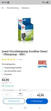 Tk koop nieuw in doos juwel eccoflow 600