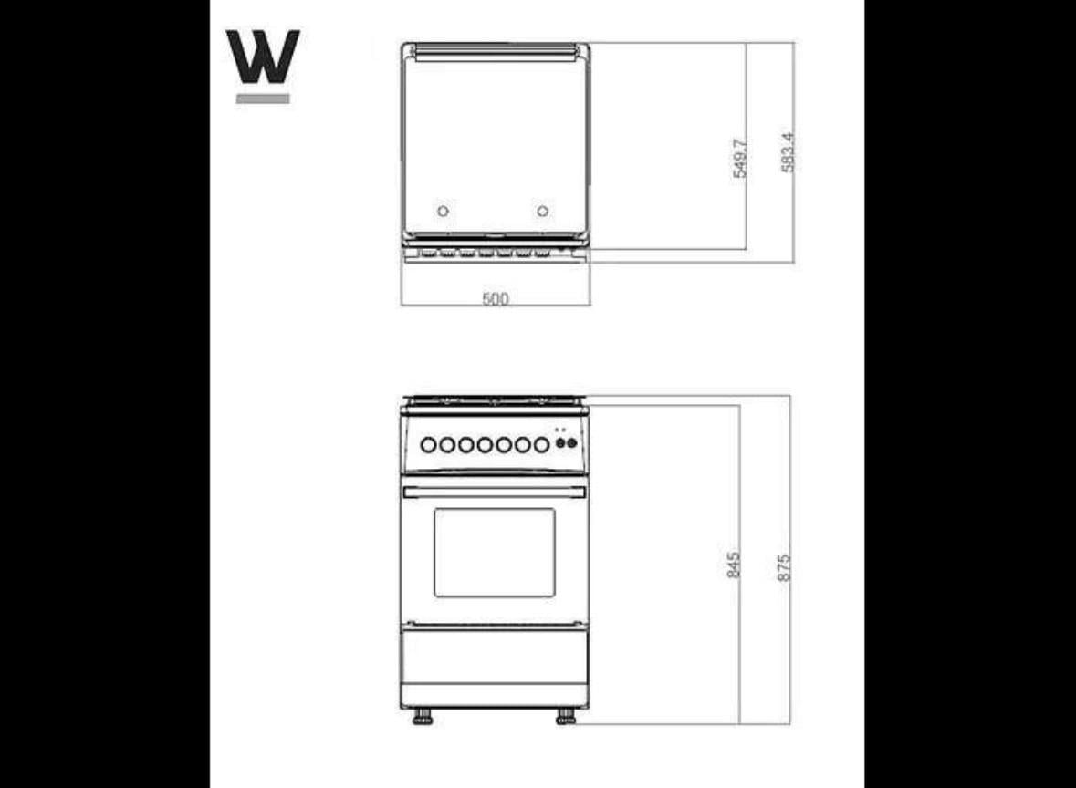 Gasfornuis zo goed als nieuw met oven