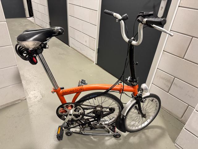 2 Brompton vouwfietsen