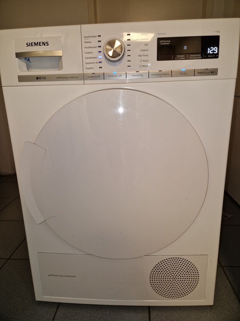 Siemens Condensdroger (warmtepomp) IQ700 serie