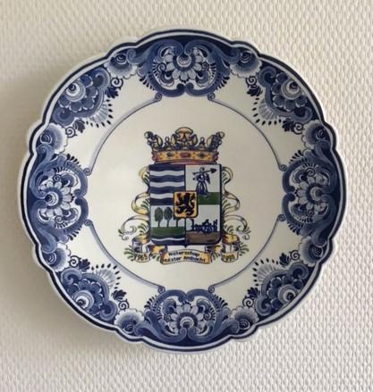 Wandbord Delftsblauw