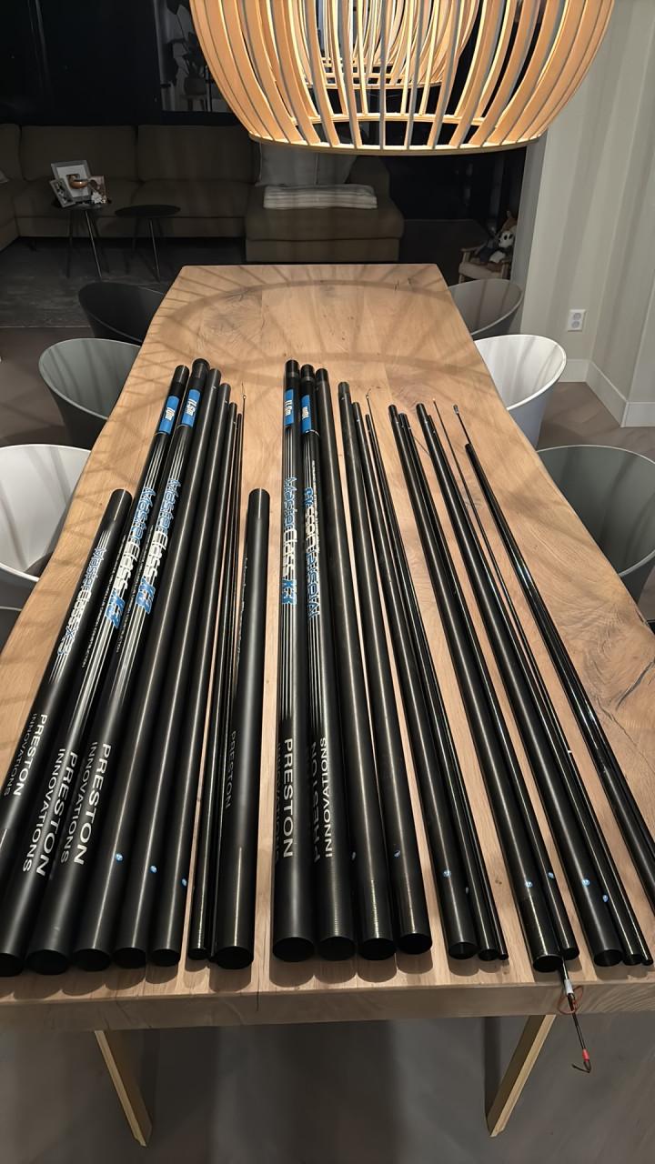 2 x preston masterclass X3 11,5 meter