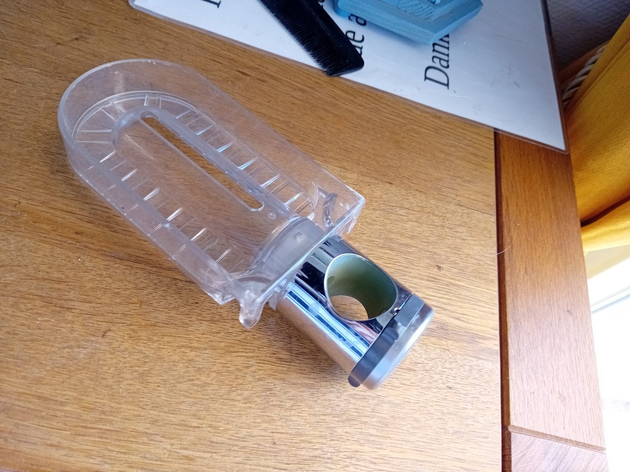 Zeep bakje voor glijstang