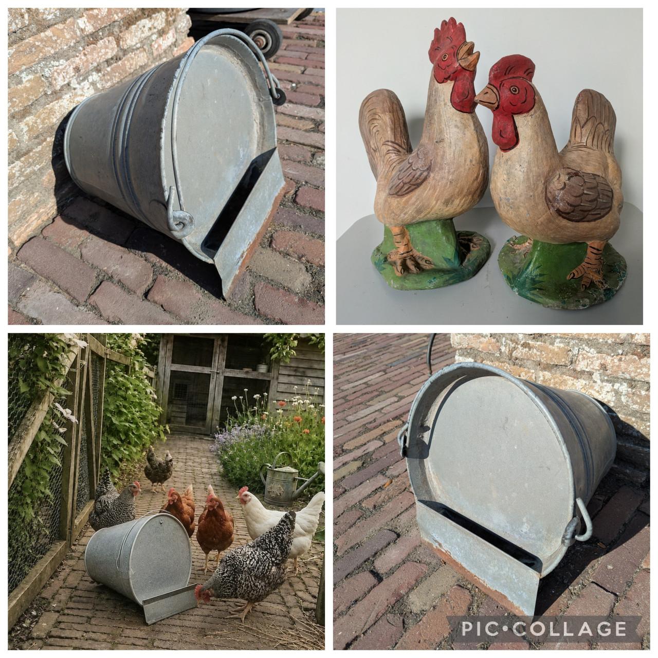 Zinken kippendrinkemmer