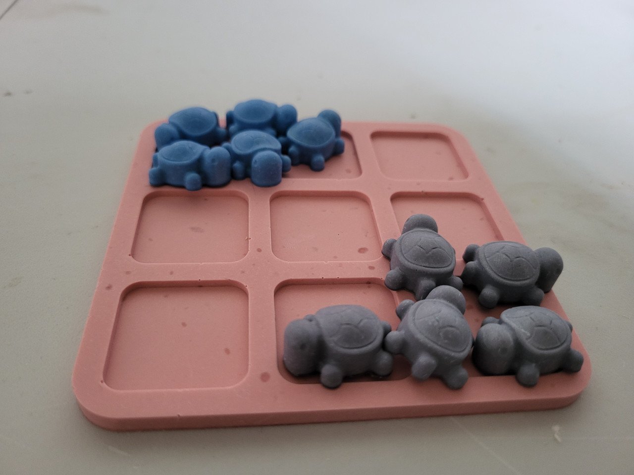 Tic tac toe met schildpadjes