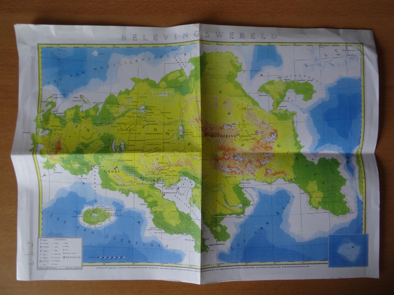ATLAS VAN DE BELEVINGSWERELD met kaart - Louise v Swaaij en Jean Klare