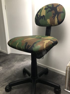 Camouflage bureaustoel