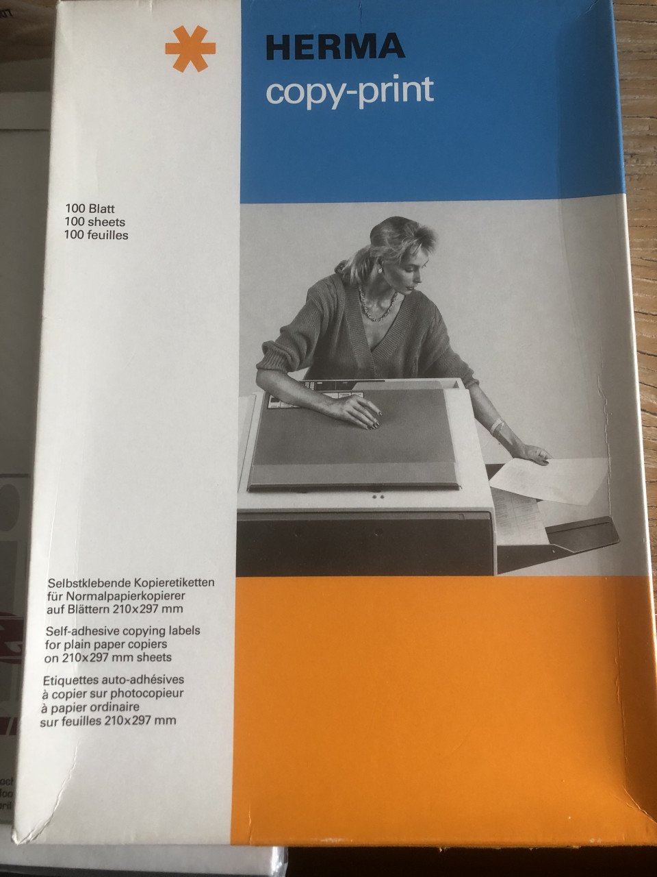 Fotopapier/kopieeretiketten