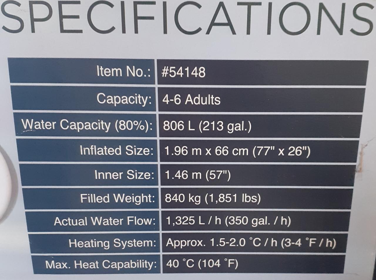 JACUZZI (LAY-Z) 4-6 pers VERKOCHT