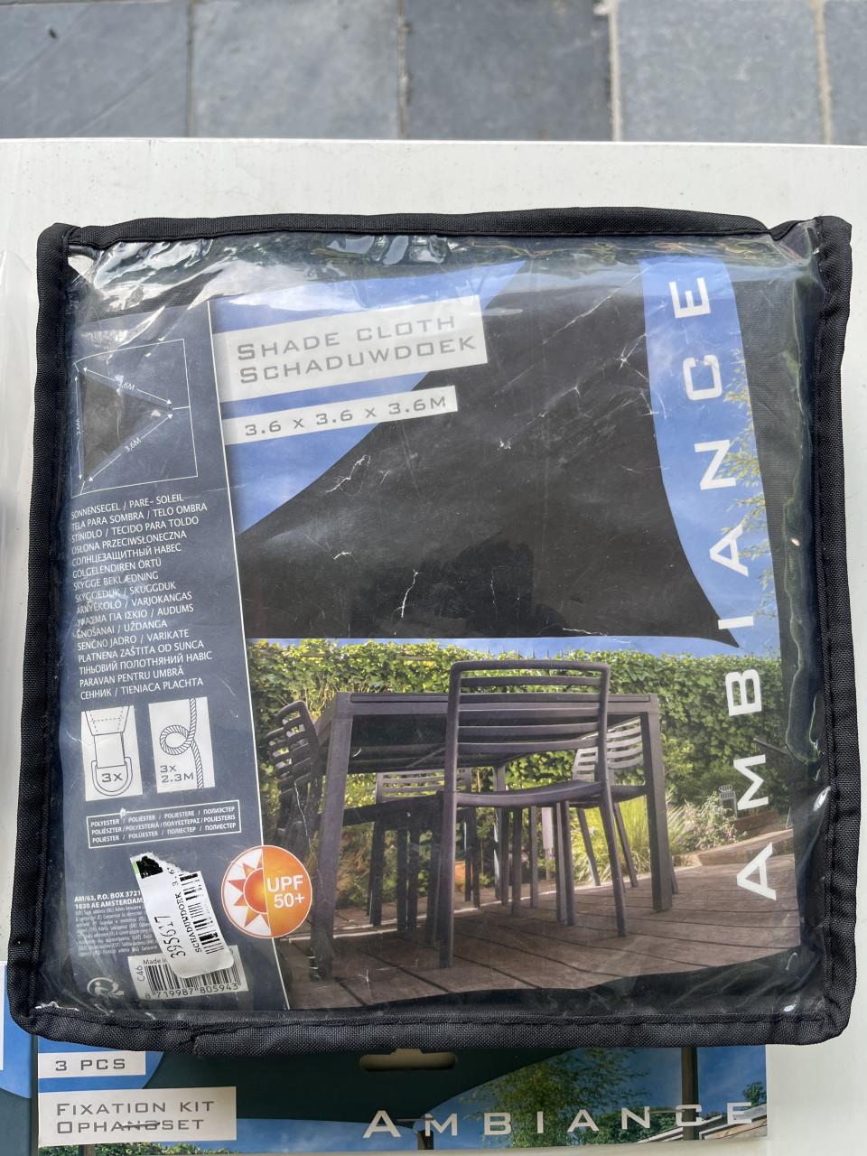Schaduwdoek nieuw
