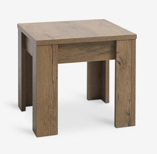 TV meubel, eettafel en bijzettafel.