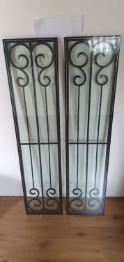 ( Dubbel ) Glas panelen...2 stuks...