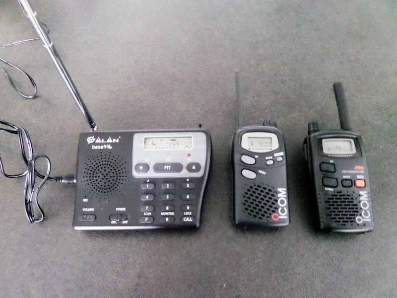 Alan Basisstation & 2x Icom Porto`s