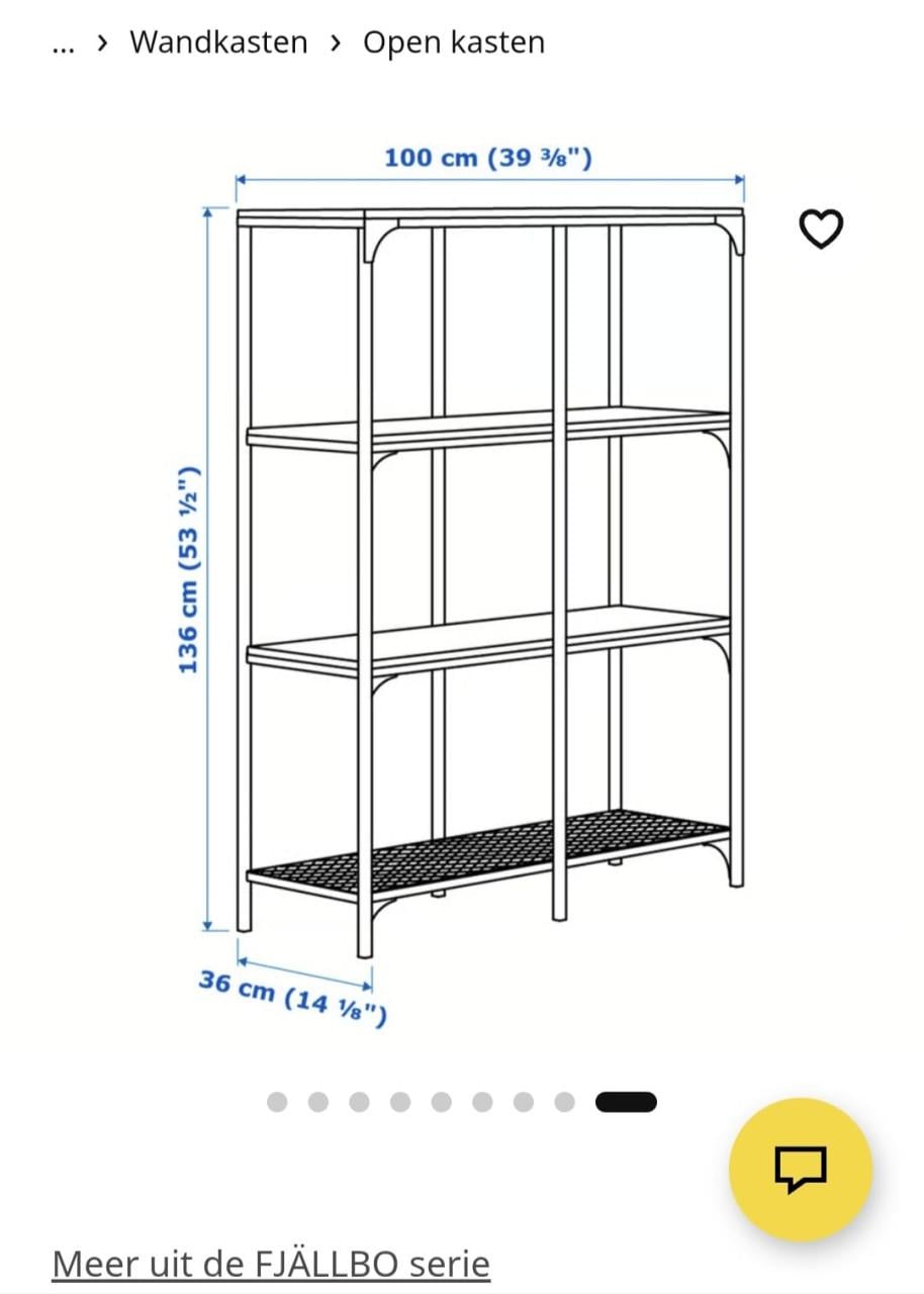 IKEA Fjällbo kasten