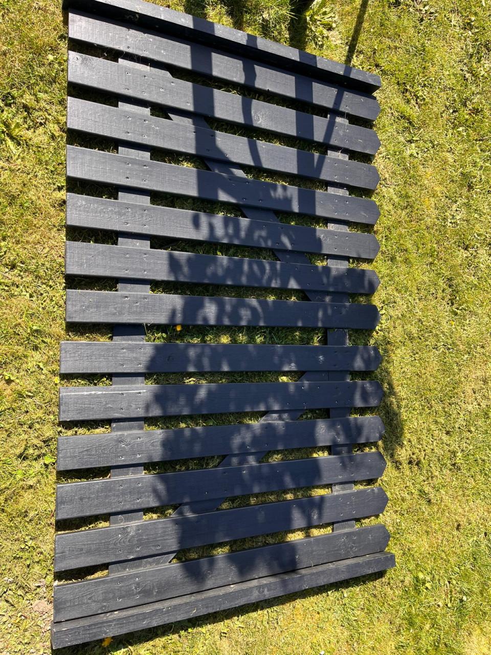 Houten draaihek, 183x119 cm, zeer goede staat