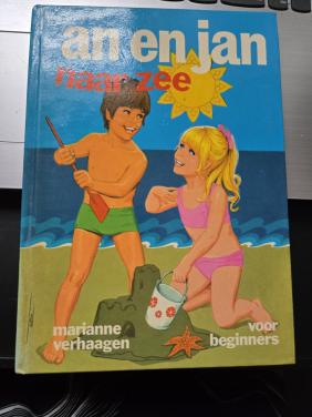 Vintage kinderboek An en Jan naar zee (deel 2) 1969