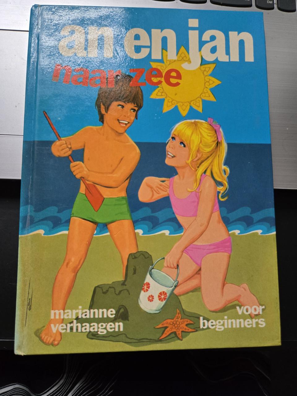 Vintage kinderboek An en Jan naar zee (deel 2) 1969