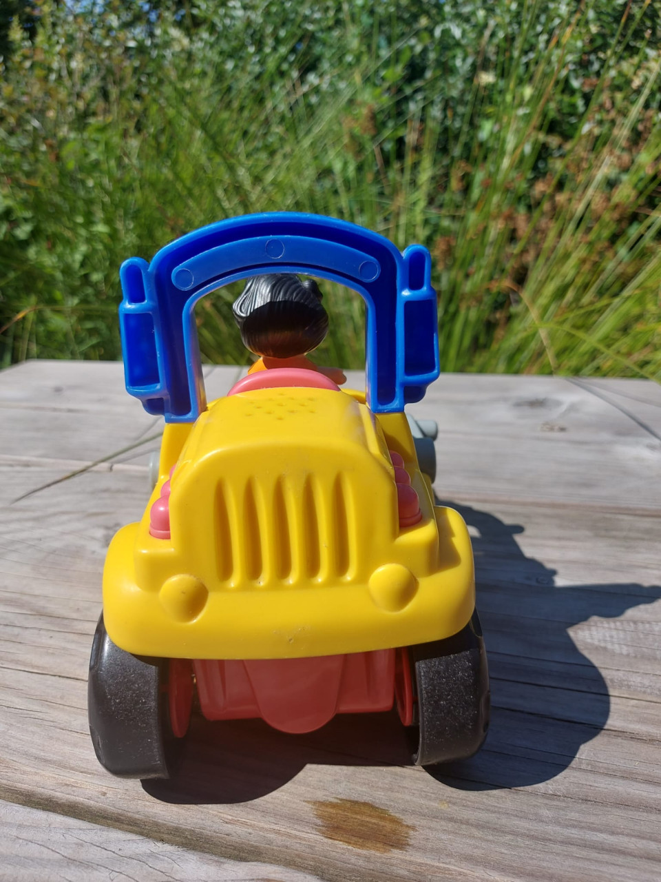 Mooie Fisher Price bulldozer / Lifty the loader met bouwgeluiden