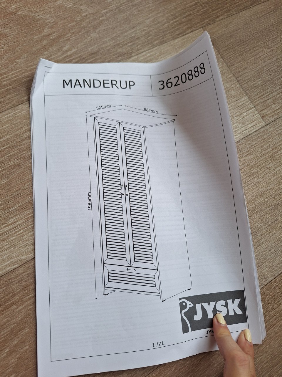 Kast van de Jysk