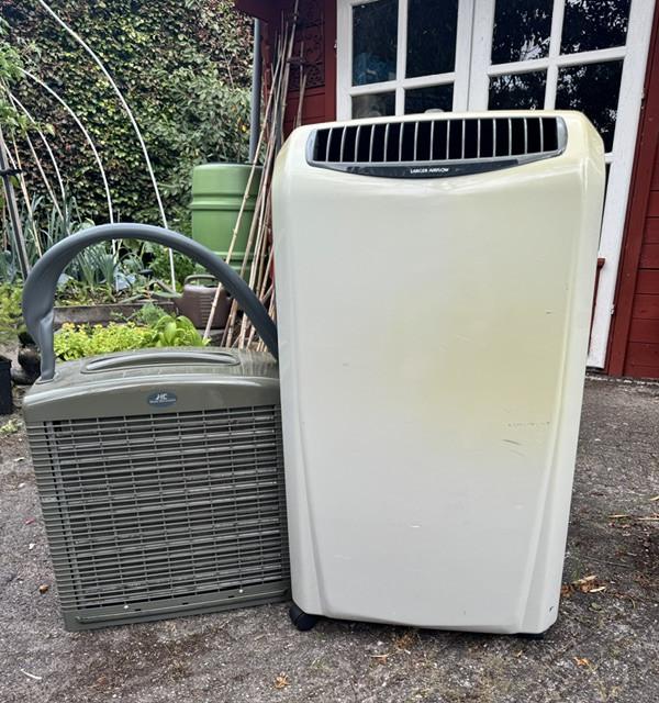 Mobiele airco, iets ouder model, maar in prima staat